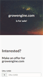 Mobile Screenshot of growengine.com